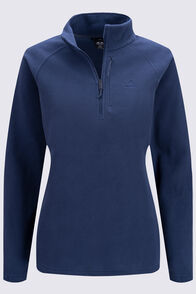 Macpac Women's Tui Fleece Pullover, Navy Iris, hi-res
