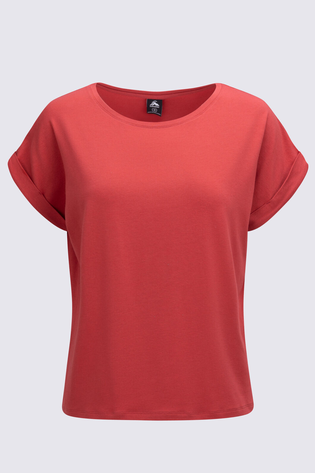 Macpac Women's Modal Short Sleeve T-Shirt, Cardinal, hi-res