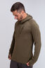 Macpac Men's Prothermal Hooded Fleece Top, Olive Night, hi-res