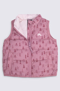Macpac Baby Down Vest, Nostalgia Rose Print, hi-res