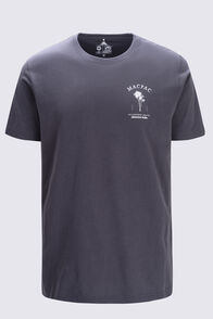 Macpac Men's Trees T-Shirt, Asphalt, hi-res