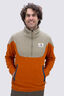 Macpac Men's Originals Fleece Pullover, Kelp/Autumnal, hi-res
