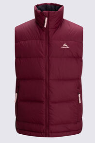 Macpac Kids' Halo Down Vest, Windsor Wine, hi-res