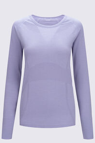 Macpac Women's Limitless Long Sleeve T-Shirt, Thistle, hi-res