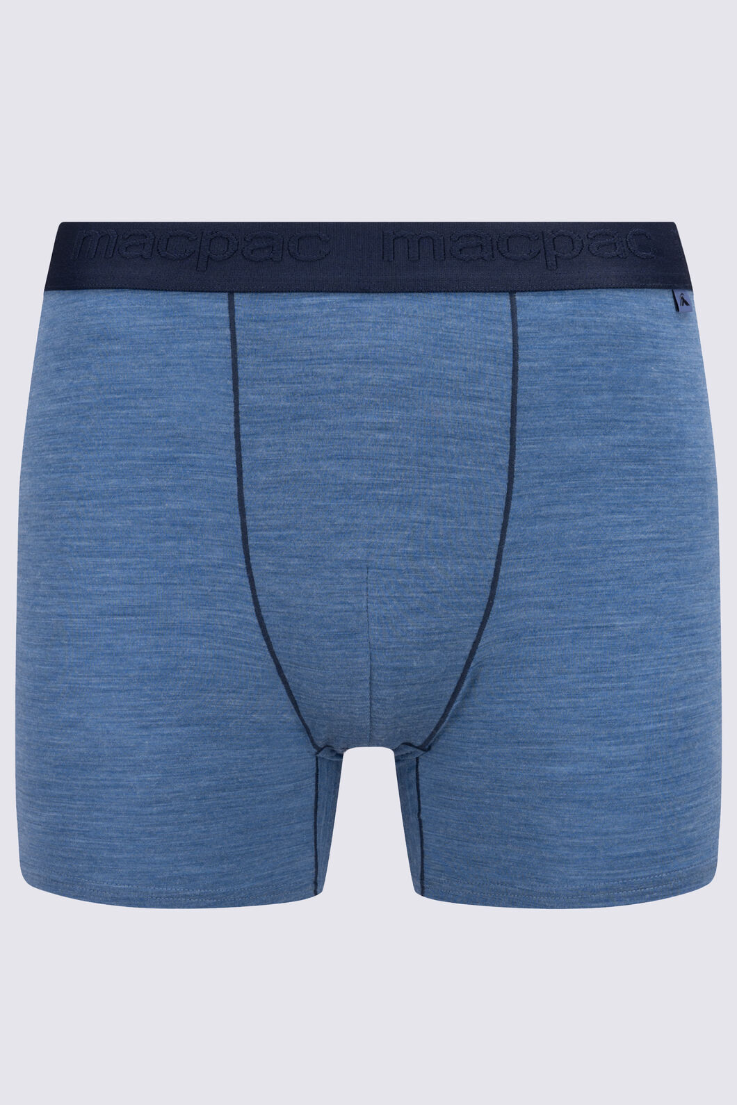 Macpac Men's 180 Merino Boxers, Blue Fin Marle, hi-res
