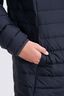 Macpac Kids' Uber Light Hooded Down Coat ♺, Black, hi-res