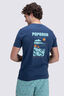 Macpac Men's Paparoa NP Fairtrade Organic Cotton T-Shirt, Insignia Blue, hi-res