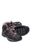 KEEN Kids' Targhee WP Hiking Boots, Raven/Tulipwood, hi-res