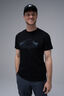 Macpac Men's Mountains T-Shirt, Black, hi-res