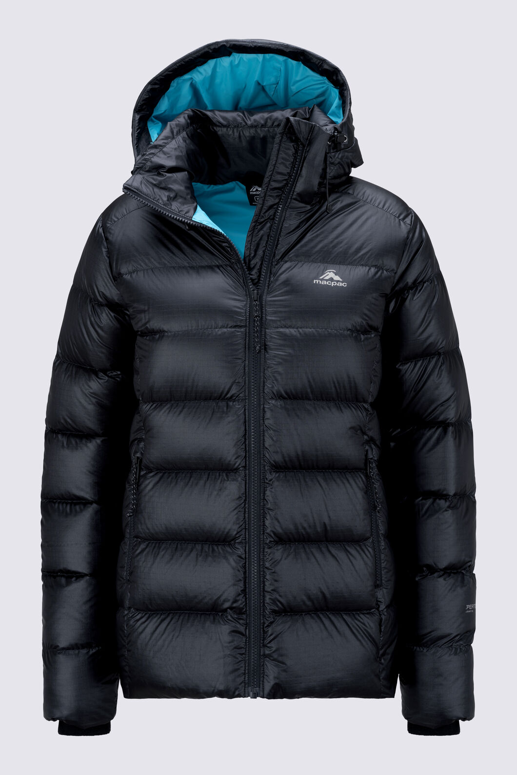 Macpac Women&rsquo;s Sundowner Down Jacket, Black/Lake Blue, hi-res