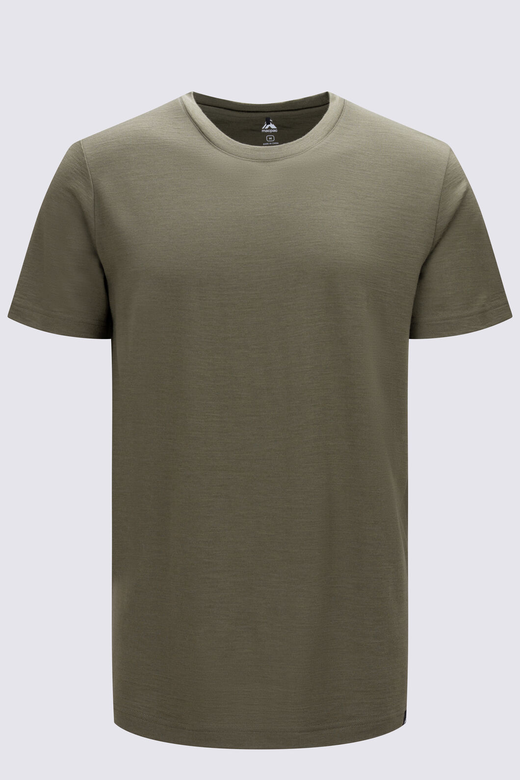 Macpac Men's Lyell 180 Merino T-Shirt, CYPRESS, hi-res