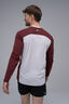 Macpac Men's Trail Long-Sleeve T-Shirt, New Maroon/Antarctica, hi-res