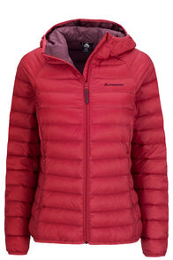 Macpac Women's Uber Light Hooded Down Jacket, Cardinal, hi-res