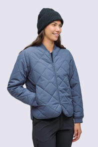 Macpac Women's Cloudy Peak Insulated Bomber Jacket, Odyssey, hi-res