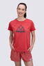 Macpac Women's Vintage T-Shirt, Cranberry, hi-res