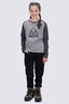 Macpac Kids' Ruru Fleece Pants, Black, hi-res