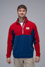 Macpac Men&rsquo;s Heritage Fleece Pullover, Salsa/Navy Peony, hi-res