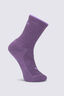 Macpac Kids' Merino Crew Sock, Grapeade, hi-res