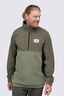 Macpac Men&rsquo;s Heritage Fleece Pullover, Grape Leaf/Four Leaf Clover/Blk, hi-res