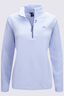 Macpac Women's Tui Fleece Pullover, Xenon Blue, hi-res