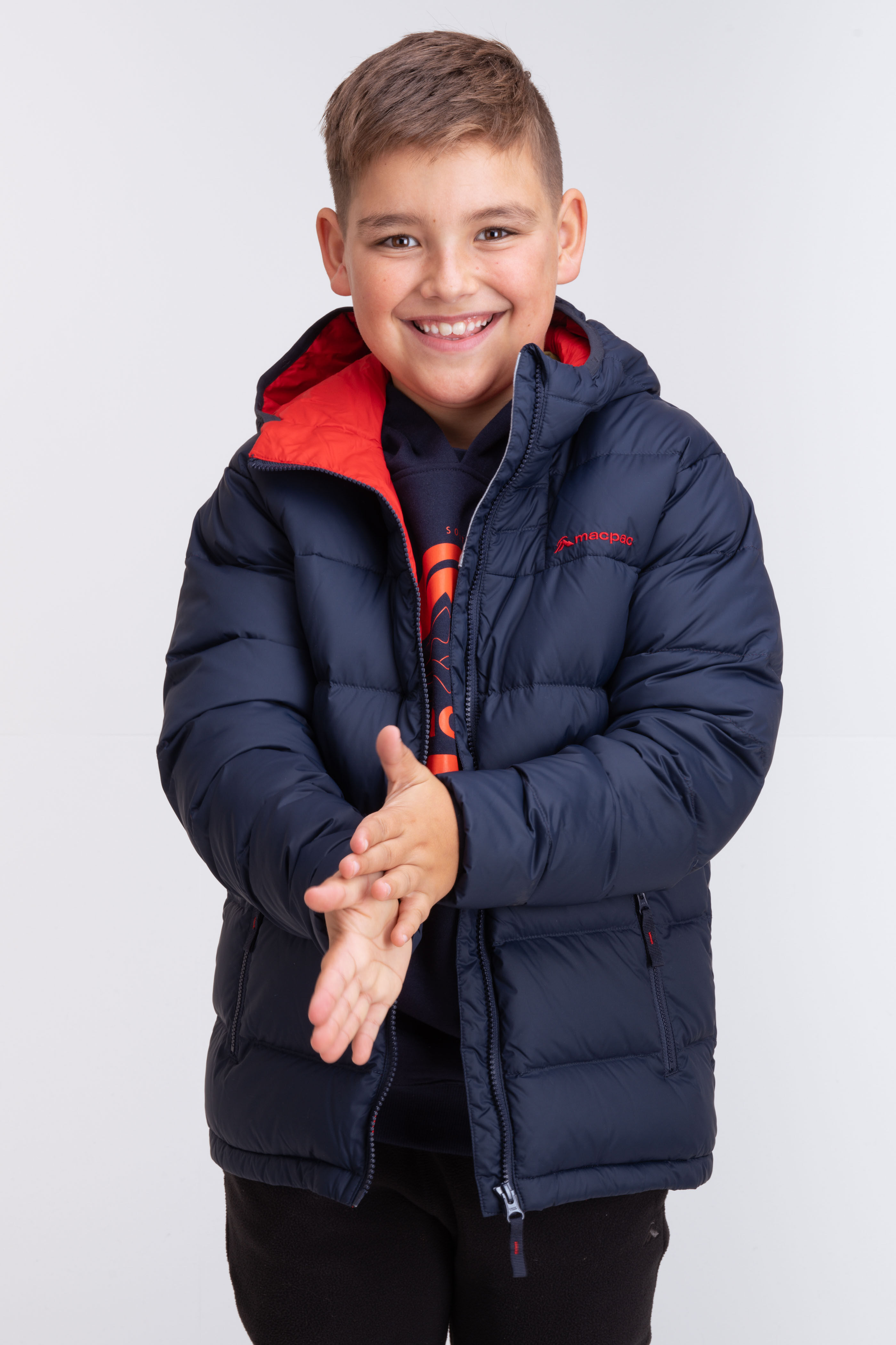 Macpac kids down jacket cheap