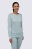 Macpac Women's Geothermal Long Sleeve Top, Grey Mist, hi-res