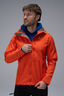 Macpac Men's Lightweight Prophet Rain Jacket, Tangerine Tango, hi-res