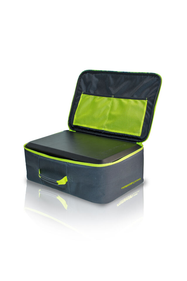 Zempire 2 Burner Deluxe Stove & Grill Carry Case, Grey/Green