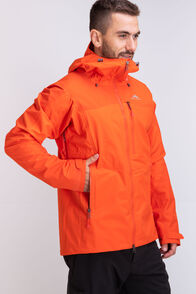 Macpac Men's Lightweight Prophet Rain Jacket, Tangerine Tango, hi-res