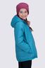 Macpac Kids' Pulsar Alpha Hooded Insulated Jacket, Biscay Blue/Lilac Rose Print, hi-res