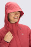 Macpac Women's Zephyr Rain Jacket, Garnet, hi-res