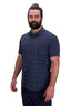 Macpac Men's Travel Lite Short Sleeve Shirt, Black Iris Check, hi-res