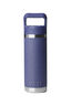 YETI® Rambler® Bottle with Straw Cap — 18 oz, Moon Dust, hi-res