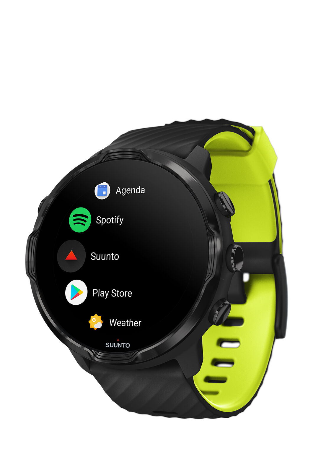 Suunto 7 GPS Smartwatch, Black/Lime, hi-res