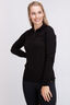 Macpac Women's Merino 180 Half Zip Pullover, Black, hi-res