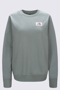 Macpac Women's Fairtrade Organic Cotton Crew, Lilypad, hi-res