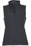Macpac Sabre Softshell Vest &mdash; Women's, Black, hi-res