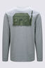 Macpac Men's Waihohonu Hut Fairtrade Organic Cotton Long Sleeve T-Shirt, Grey Marle, hi-res