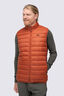 Macpac Men's Uber Light Down Vest ♺, Picante, hi-res