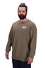 Macpac Men's Fairtrade Organic Cotton Crew, Deep Lichen Green, hi-res