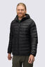 Macpac Men's Uber Light Hooded Down Jacket ♺, Black, hi-res
