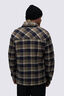Macpac Men's Alma Fleece Lined Shirt, Shitake Plaid, hi-res
