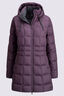 Macpac Women's Aurora Down Coat, Plum Perfect, hi-res