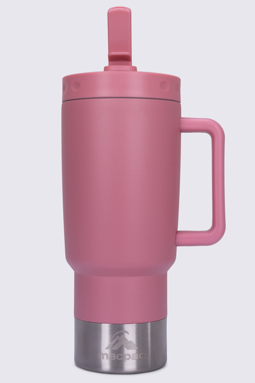 Macpac Insulated Travel Tumbler with Straw Lid — 880ml, Mauveglow, hi-res