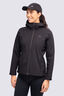 Macpac Women's Sabre Hooded Softshell Jacket, Black, hi-res