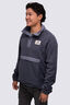 Macpac Men's Heritage Snap Fleece Pullover, Odyssey Heather, hi-res