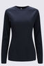 Macpac Women's Long Sleeve Exothermal Top, Black, hi-res