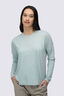 Macpac Women's Eva Long Sleeve T-Shirt, Grey Mist Marle, hi-res