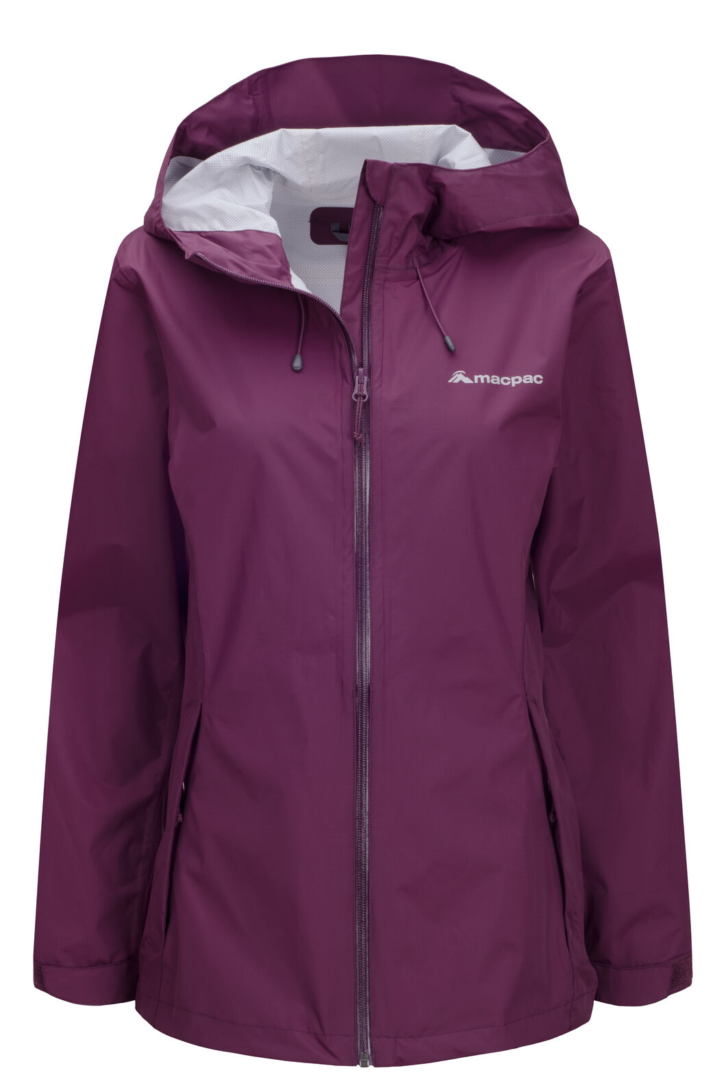 Macpac Women's Mistral Rain Jacket, Grape Wine, hi-res