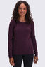 Macpac Women's Limitless Long Sleeve T-Shirt, Plum Perfect, hi-res
